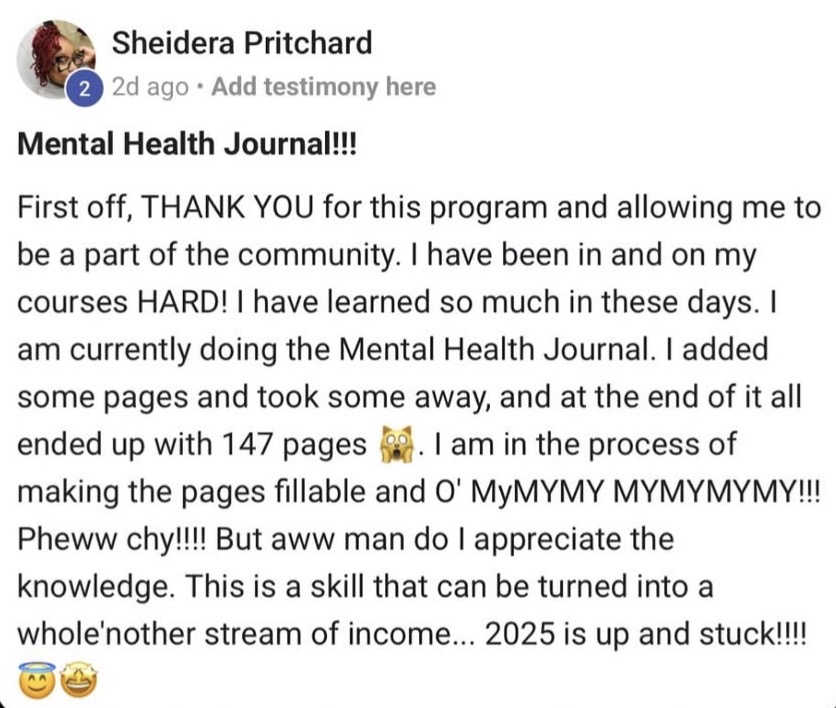Student testimonial